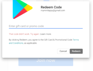 How to Redeem Google Play Promo Codes for Phoenix app